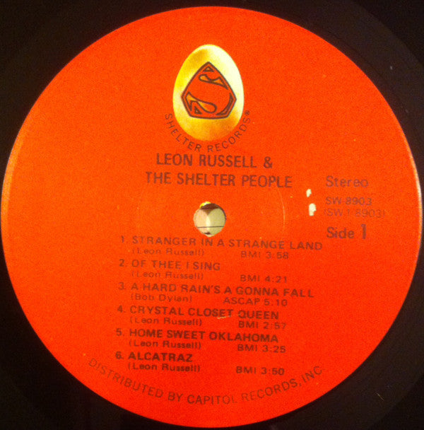 Leon Russell : Leon Russell And The Shelter People (LP, Album, Win)