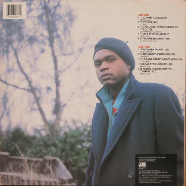The Robert Cray Band : Who's Been Talkin' (LP, Album, RE, RM, AR)