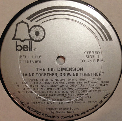 The Fifth Dimension : Living Together, Growing Together (LP, Album)