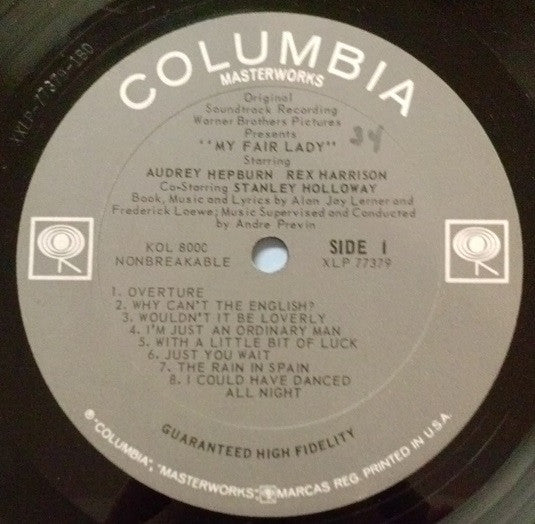 Buy Audrey Hepburn, Rex Harrison : My Fair Lady (LP, Album, Mono