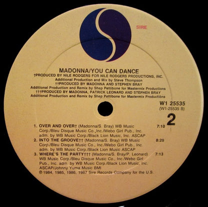 Madonna : You Can Dance (LP, Comp, Club, Col)
