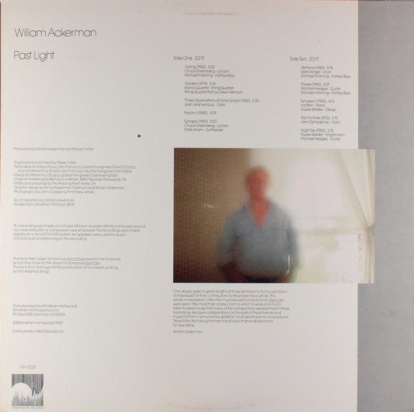 William Ackerman : Past Light (LP, Album)