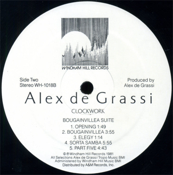 Alex De Grassi : Clockwork (LP, Album)