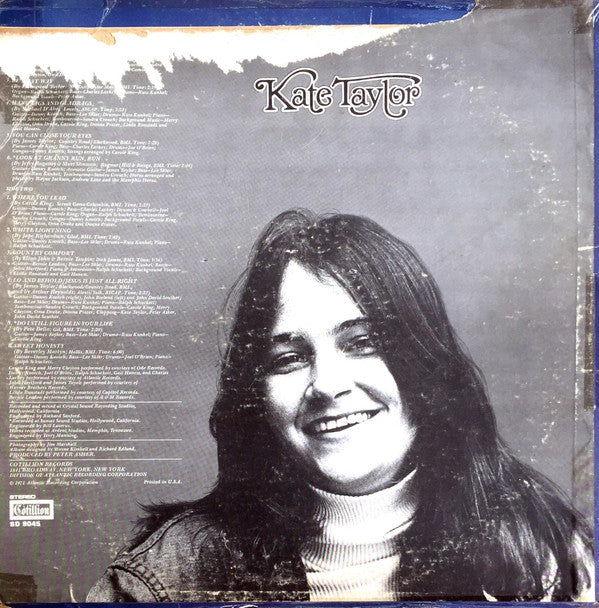 Kate Taylor : Sister Kate (LP, Album, MO)