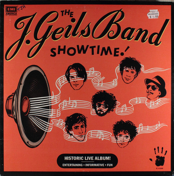 The J. Geils Band : Showtime! (LP, Album, Club)