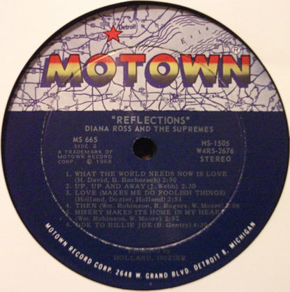 The Supremes : Reflections (LP, Album)