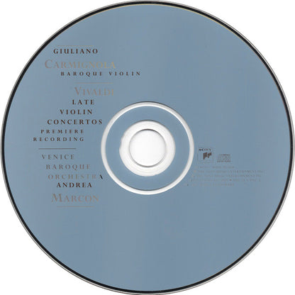 Antonio Vivaldi - Giuliano Carmignola, Venice Baroque Orchestra, Andrea Marcon : Late Violin Concertos (CD, Album)