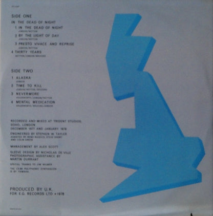 UK (3) : U.K. (LP, Album, PRC)