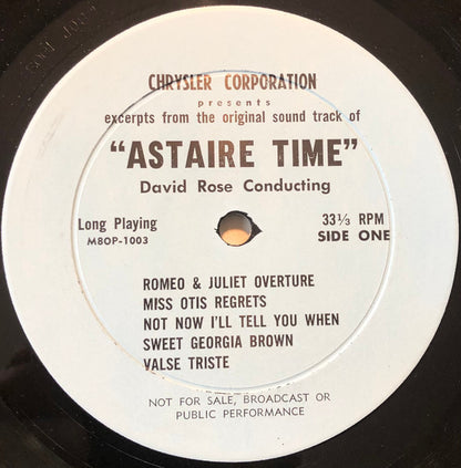 Fred Astaire : Astaire Time (LP)
