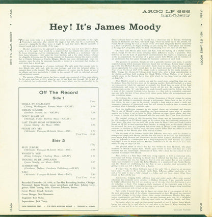 James Moody : Hey! It's James Moody (LP, Album)
