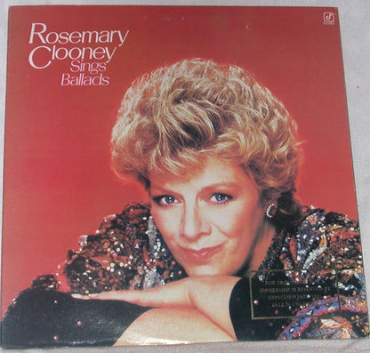 Rosemary Clooney : Rosemary Clooney Sings Ballads (LP, Album)