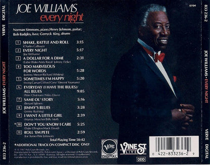 Joe Williams : Every Night − Live At Vine St. (CD, Album)