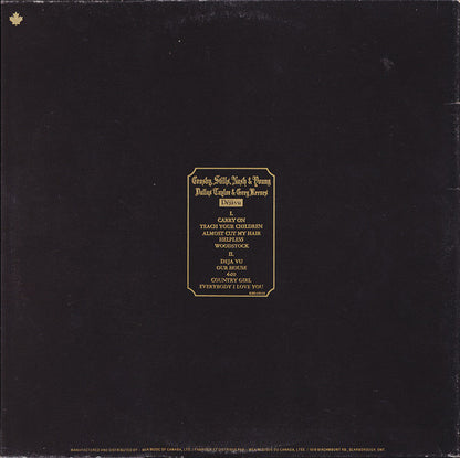 Crosby, Stills, Nash & Young / Dallas Taylor & Greg Reeves : Déjà Vu (LP, Album, RE, Imp)