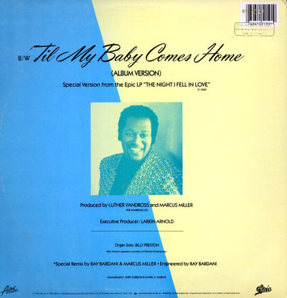 Luther Vandross : 'Til My Baby Comes Home (12", Single)