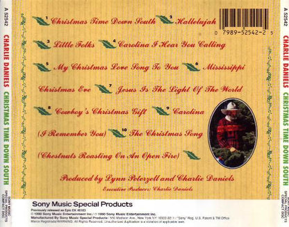 Charlie Daniels : Christmas Time Down South (CD, Album, RE)