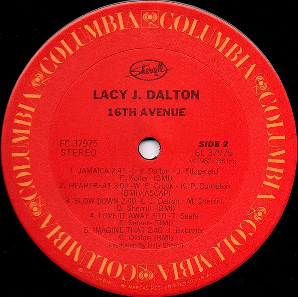 Lacy J. Dalton : 16th Avenue (LP, Album)