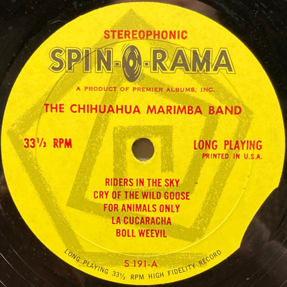 The Chihuahua Marimba Band : Cry Of The Wild Goose (LP)