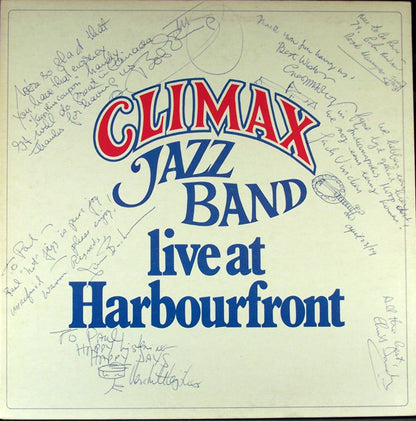 Climax Jazz Band : Live At Harbourfront (LP)