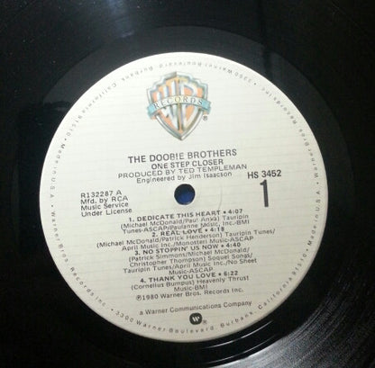 The Doobie Brothers : One Step Closer (LP, Album, Club)