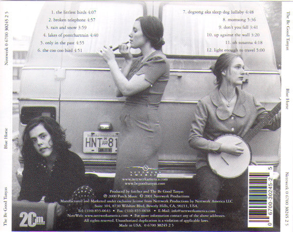 The Be Good Tanyas : Blue Horse (CD, Album)