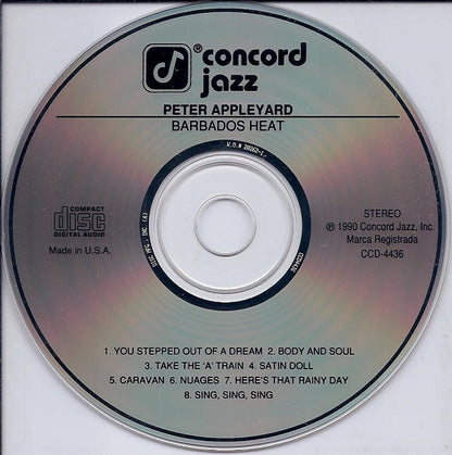 Peter Appleyard : Barbados Heat (CD, Album)