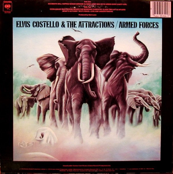 Elvis Costello & The Attractions : Armed Forces (LP, Album, Ter)