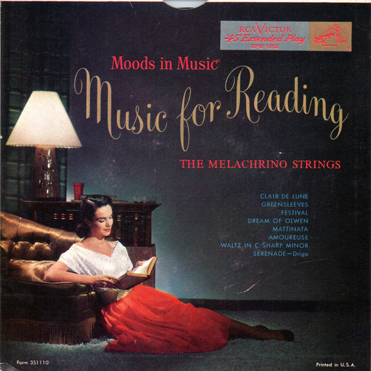 The Melachrino Strings : Music For Reading (2x7", Album, EP, Gat)