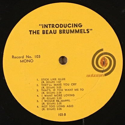The Beau Brummels : Introducing The Beau Brummels (LP, Album, Mono)