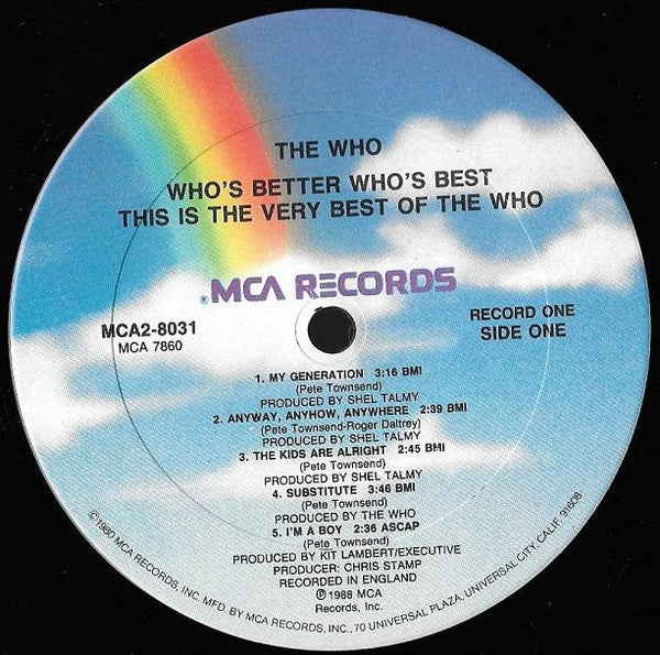 The Who : Who's Better, Who's Best (2xLP, Comp, Club)