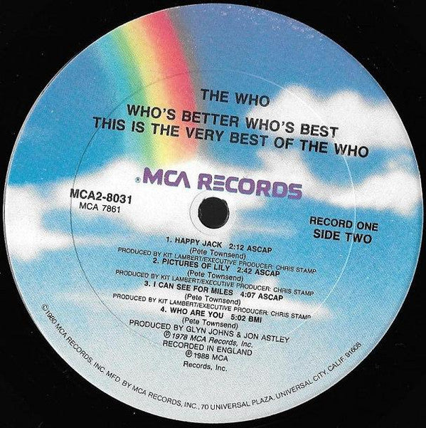 The Who : Who's Better, Who's Best (2xLP, Comp, Club)