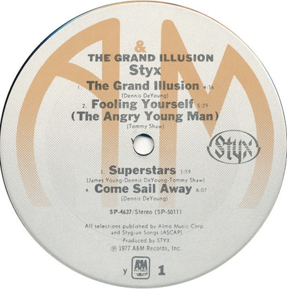 Styx : The Grand Illusion (LP, Album, y -)