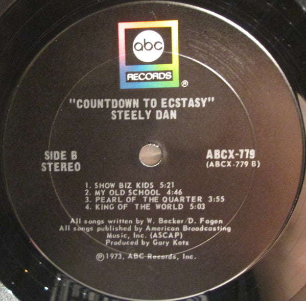 Steely Dan : Countdown To Ecstasy (LP, Album, Pit)