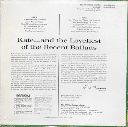Kate Smith (2) : The Sweetest Sounds Of Kate Smith (LP, Album)