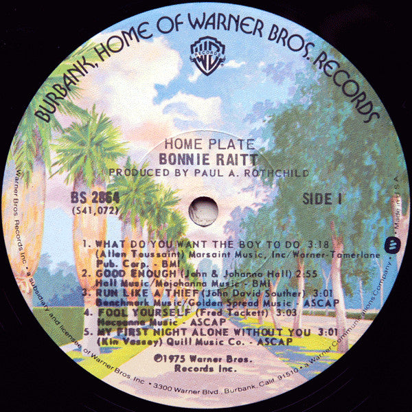Bonnie Raitt : Home Plate (LP, Album, Los)