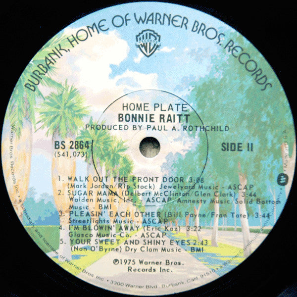 Bonnie Raitt : Home Plate (LP, Album, Los)