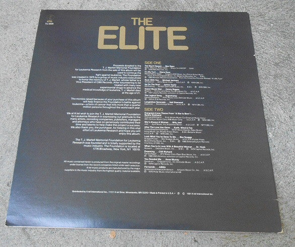 Various : The Elite (LP, Comp)