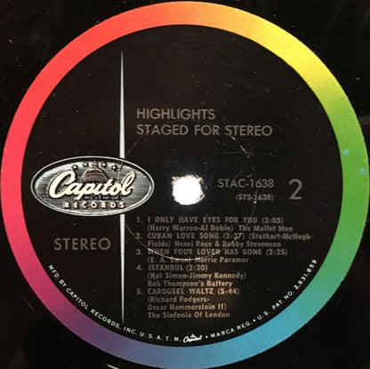 Various : Highlights Staged For Stereo! (LP, Album + Box, Pla)