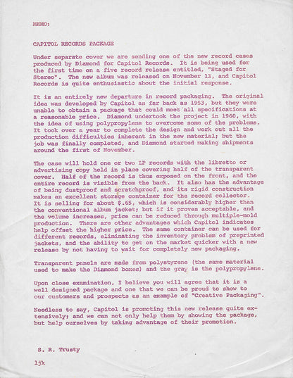 Various : Highlights Staged For Stereo! (LP, Album + Box, Pla)