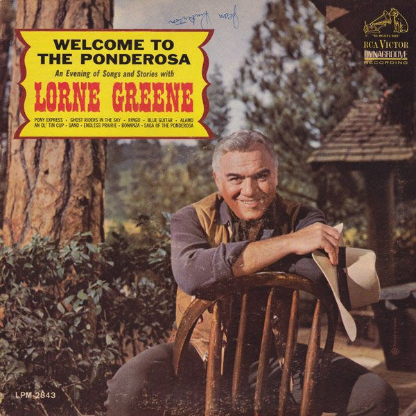 Lorne Greene : Welcome To The Ponderosa (LP, Album)