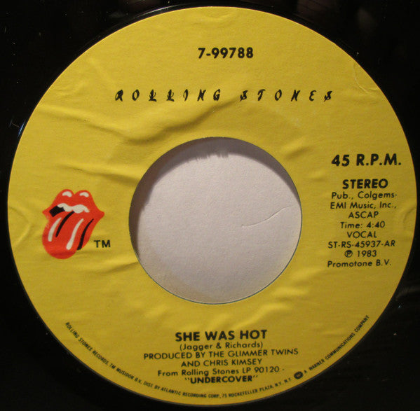The Rolling Stones : She Was Hot (7", All)
