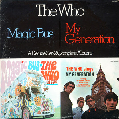 The Who : Magic Bus / The Who Sings My Generation (2xLP, Album, Comp, Glo)