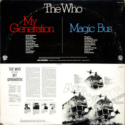 The Who : Magic Bus / The Who Sings My Generation (2xLP, Album, Comp, Glo)