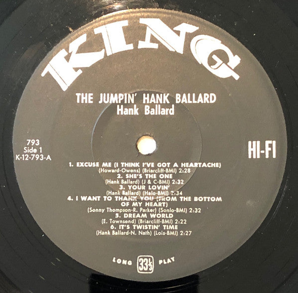 Hank Ballard & The Midnighters : Jumpin (LP)