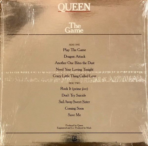 Queen : The Game (LP, Album, Foi)