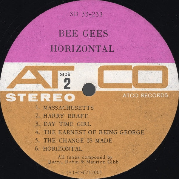 Bee Gees : Horizontal (LP, Album)