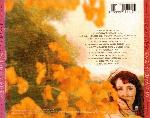 Suzanne Vega : Songs In Red And Gray (CD, Album)