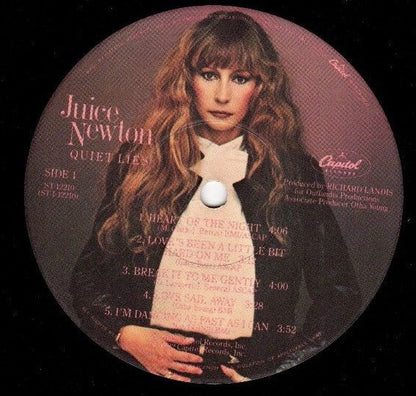 Juice Newton : Quiet Lies (LP, Album, Jac)