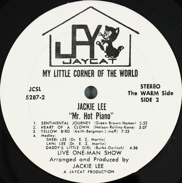 Jackie Lee (5) : My Little Corner Of The World (LP, Album)