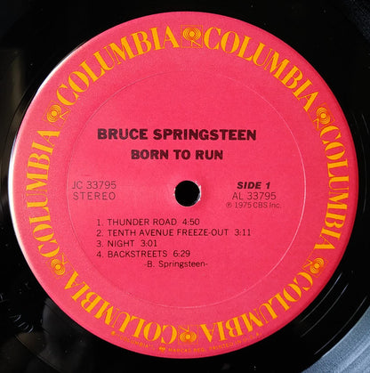 Bruce Springsteen : Born To Run (LP, Album, RE, RP, Car)