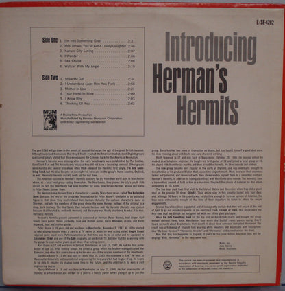 Herman's Hermits : Introducing Herman's Hermits (LP, Album, Mono, 2nd)